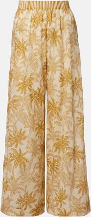 Eres Pantaloni Itinerant in cotone con stampa