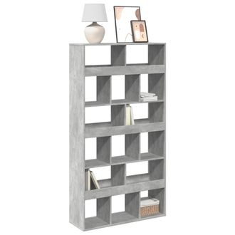 Berkfield Home Bookcase Concrete Grey 100x33x187.5 cm Engineered Wood