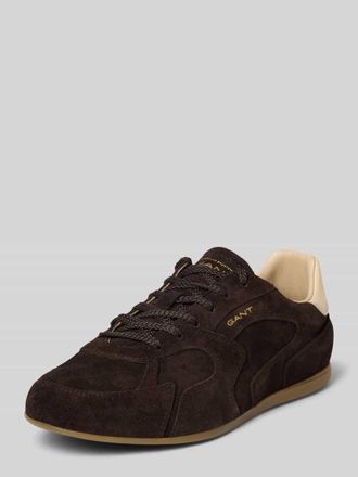 GANT Sneaker aus echtem Leder Modell Sperly in Dunkelbraun, Gr&ouml;&szlig;e 36