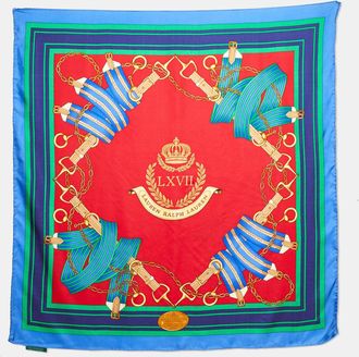 Lauren Ralph Lauren Multicolor Printed Silk Scarf