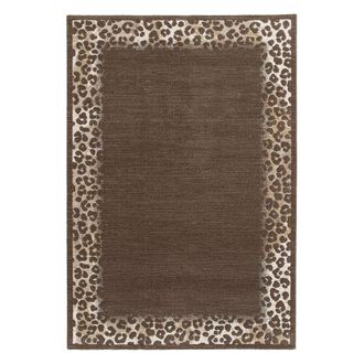 AFK Living Alfombra suave con dise&ntilde;o de leopardo 160 x 230 cm