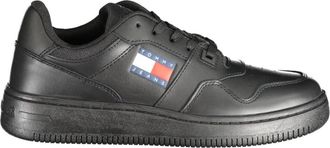 Tommy Hilfiger Sportieve Zwarte Veterschoenen met Contrastdetails - Dames - Sneakers - Zwart - 41 EU - Schoenen