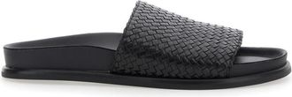 Vagabond Black Braided Sandals