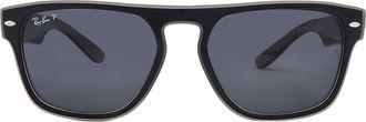 Ray-Ban Polarized Grey Square Unisex Sunglasses RB4407 673381 57
