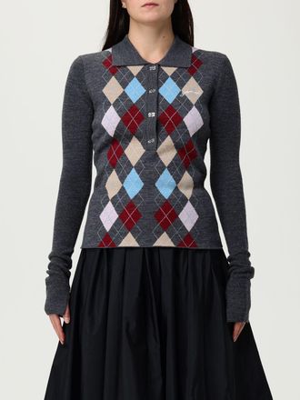 Ganni Polo Shirt GANNI Woman color Grey