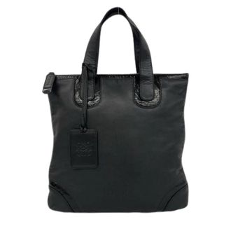 Loewe Pre-owned Calfskin Handbag - Dames - Vintage Shopper - Zwart - ONE Size - Leer - Vintage