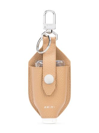 Amiri small logo-print bag - men - Nappa Leather - One Size - Brown