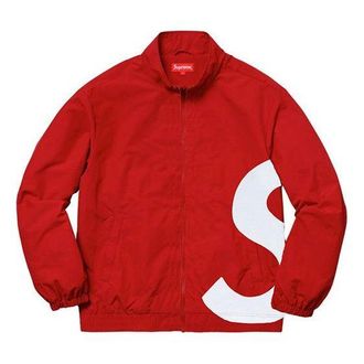 SUPREME SS19 S Logo Track Jacket Sports Unisex Red SUP-SS19-10413