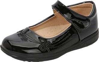 Generic Girls Student Shoes Sports Shoes Ladies Small Leather Shoes Shiny Shoes Breathable and Comfortable Casual Shoes Season Female Student Shoes Toddler Wi