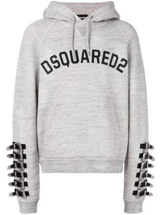 Dsquared2 Felpa con cappuccio - Grigio