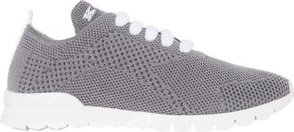 Kiton Cashmere Sneakers met uniek design - Dames - Sneakers - Grijs - 37 1/2 EU - Kasjmier - Schoenen