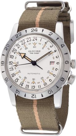 Glycine Mens Airman The Chief Purist 40mm Automatic Watch