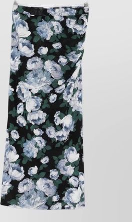 Stella McCartney rose garden high waist midi skirt