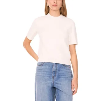 1.State Saddle Short Sleeve Sweater in New Ivory at Nordstrom Rack, Size Xx-Large