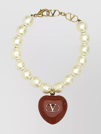 Valentino Garavani pearl heart bracelet
