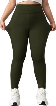 Generic Womens Fleece Lined Leggings High Waisted Tummy Control Yoga Pants Soft Stretch Gym Workout Jeggings Stylish Activewear