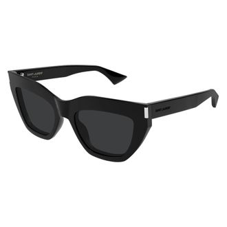 Saint Laurent unisex, Accessoires, Zwart, Maat: 53 MM Nylon