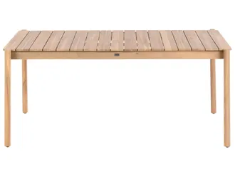 Beliani Tavolo Da Giardino In Legno Di Acacia Per 6 Persone 180 X 100 Cm Manado
