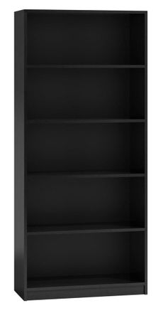Hucoco Florence - Librer&iacute;a 5 Nichos Sal&oacute;n Oficina Dormitorio - 30x80x182 - Unidad De Almacenamiento De Libros Decorativa - Estanter&iacute;as Para Libros