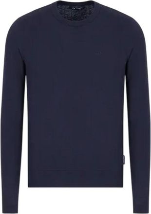 A|X Armani Exchange Hombre, Jerseys, Azul, Talla: S
