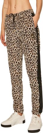 Charlotte Olympia leopard print velvet joggers Size S