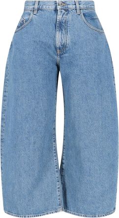The Attico Crop Jeans - Light Blue