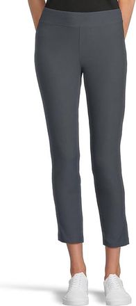 Eileen Fisher Petite Slim Ankle Pant Womens Dress Pants Ebony : PL, Nylon