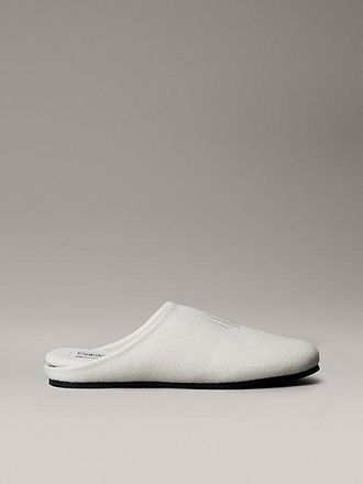 Calvin Klein Felt Signature Logo Mule Slippers