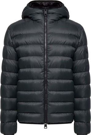 Moncler Dark Grey Quilted Hood Jacket