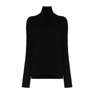 Lisa Yang Heidi Turtleneck - Dames - Coltruien - Zwart - XS - Kasjmier - Truien & Vesten