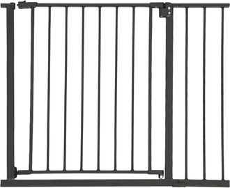 Relaxdays Barra De Seguridad Para Escaleras Relaxdays, 95-100 Cm, Sin Taladrar, Para Beb&eacute;s Y Ni&ntilde;os, Barrera De Seguridad, Negro