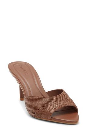 Open Edit Micah Heeled Sandal in Brown Russet at Nordstrom, Size 6.5