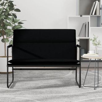 vidaXL Furniture Limited - Banco De Tela Negro 100x64x80 Cm