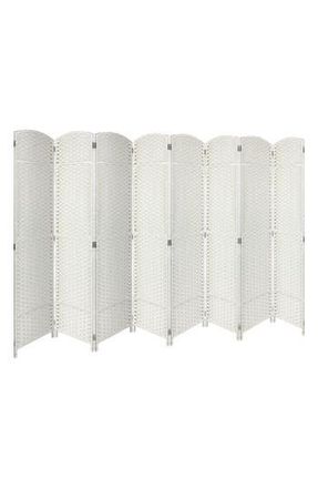 Sorbus 8-Panel Room Divider in White at Nordstrom Rack