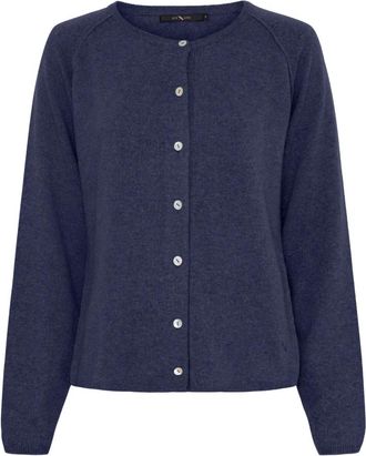 BTF-CPH Cardigan in Cashmere - - Knitwear - Donna - Blu - L