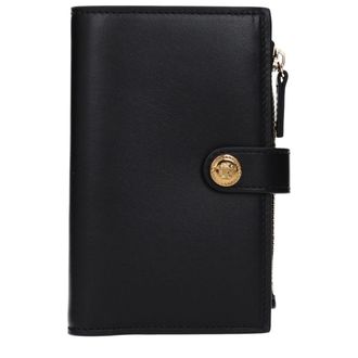 Versace Black Leather Womens Wallet