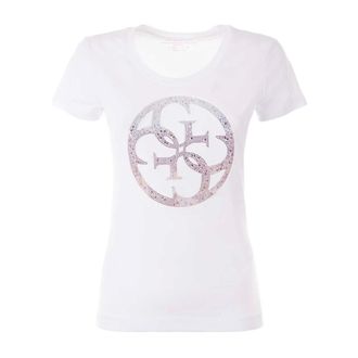 Guess Tops, Dames, Wit, S, Katoen, Textiel T-Shirt
