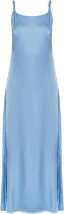 Sams&oslash;e & Sams&oslash;e Midi Kleedjes - Dames - Casual kleedjes - Blauw - M - Kleedjes