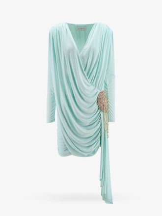 Nervi Mini dress with patch and gold metal details - NERVI - gender_Woman