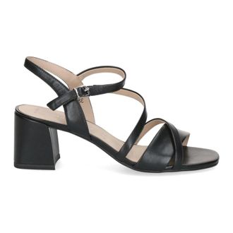 Caprice Schoenen, Dames, Zwart, 40 EU, Leer, Sandalen
