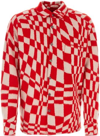 Ermenegildo Zegna Red Checked Shirt