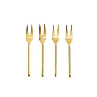 Be Home Thin Small Forks - Set of 4 in Gold at Nordstrom
