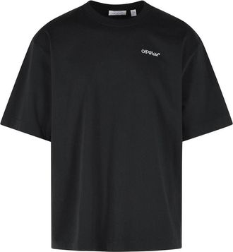 Off-white Black Cotton T-Shirt
