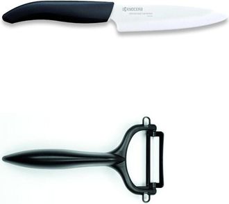 Kyocera Premium Starter-Set gen, Gemüsemesser & Sparschäler - Schwarz