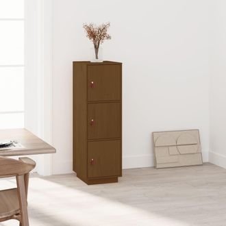 Berkfield Home Highboard Honey Brown 34x40x108.5 cm Solid Wood Pine