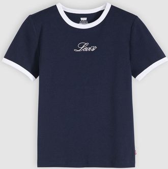 Levi's Graphic Rickie Tee - Womens - XS - Blue