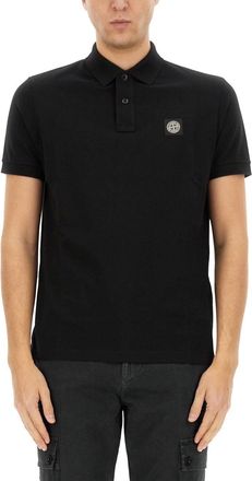 Stone Island Polo With Logo Patch