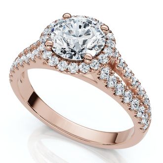 Pompeii3 1 1/5Ct Divine Diamond Engagement Ring 14k Gold or Platinum Lab Grown