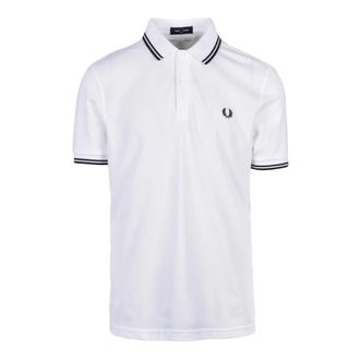 Fred Perry Polo Shirts, male, White, Size: XL Polo