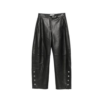 Sportmax Cinepresa Leather Trousers